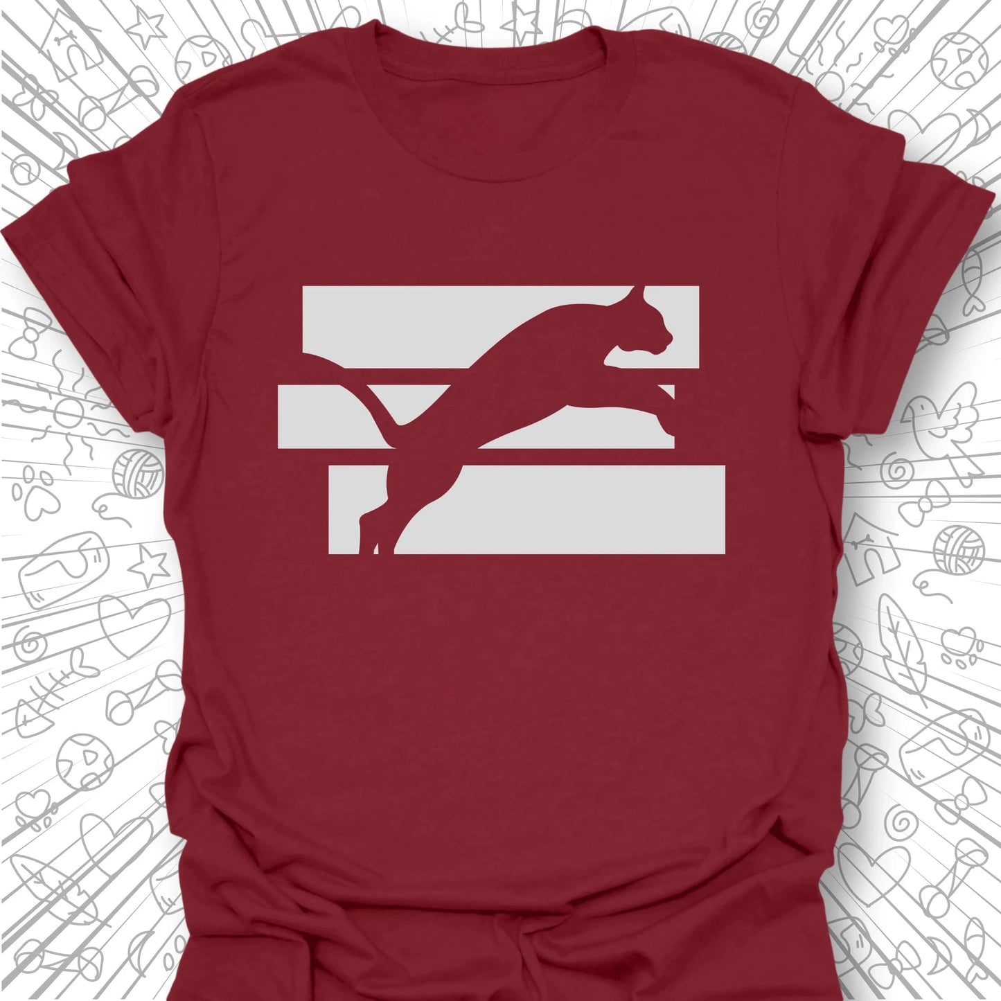 Leaping Cat T-Shirt