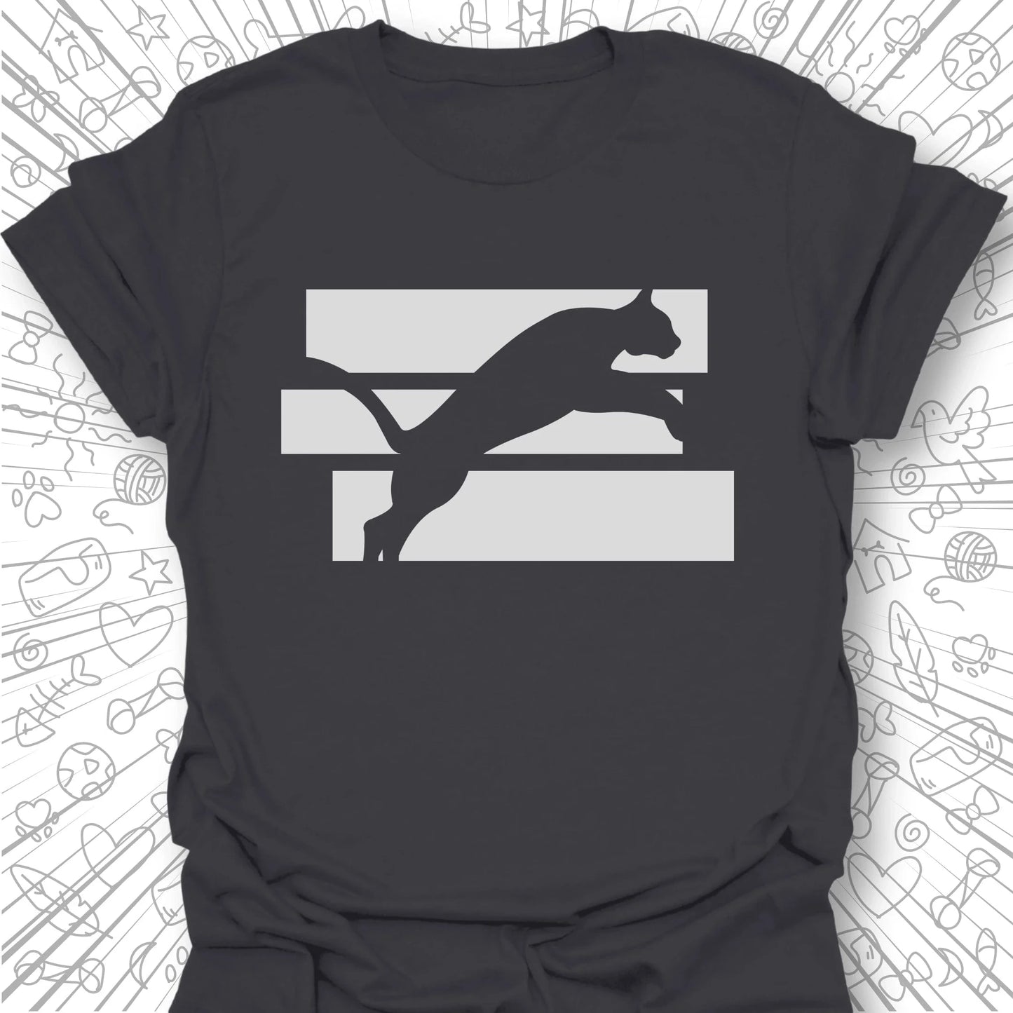 Leaping Cat T-Shirt