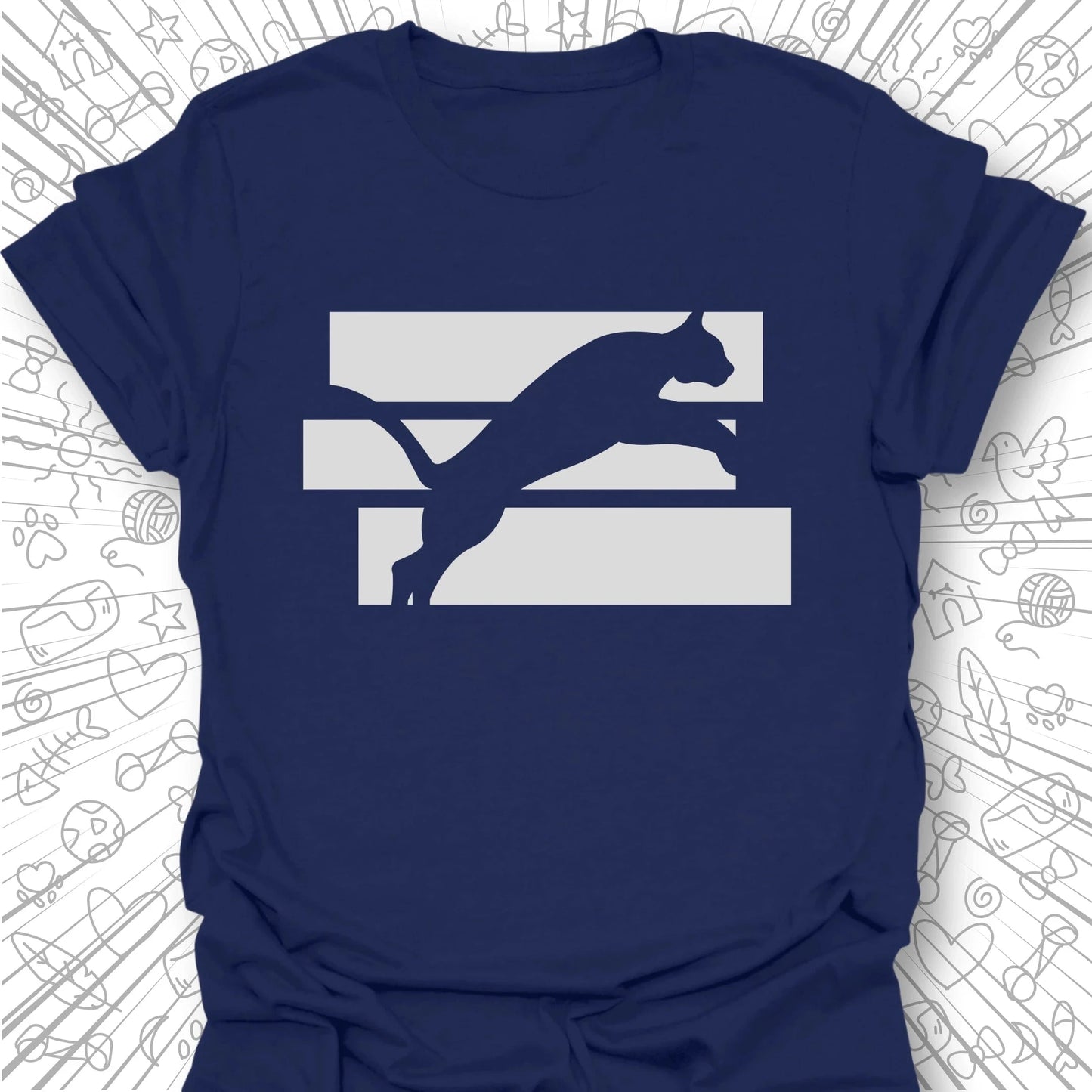 Leaping Cat T-Shirt
