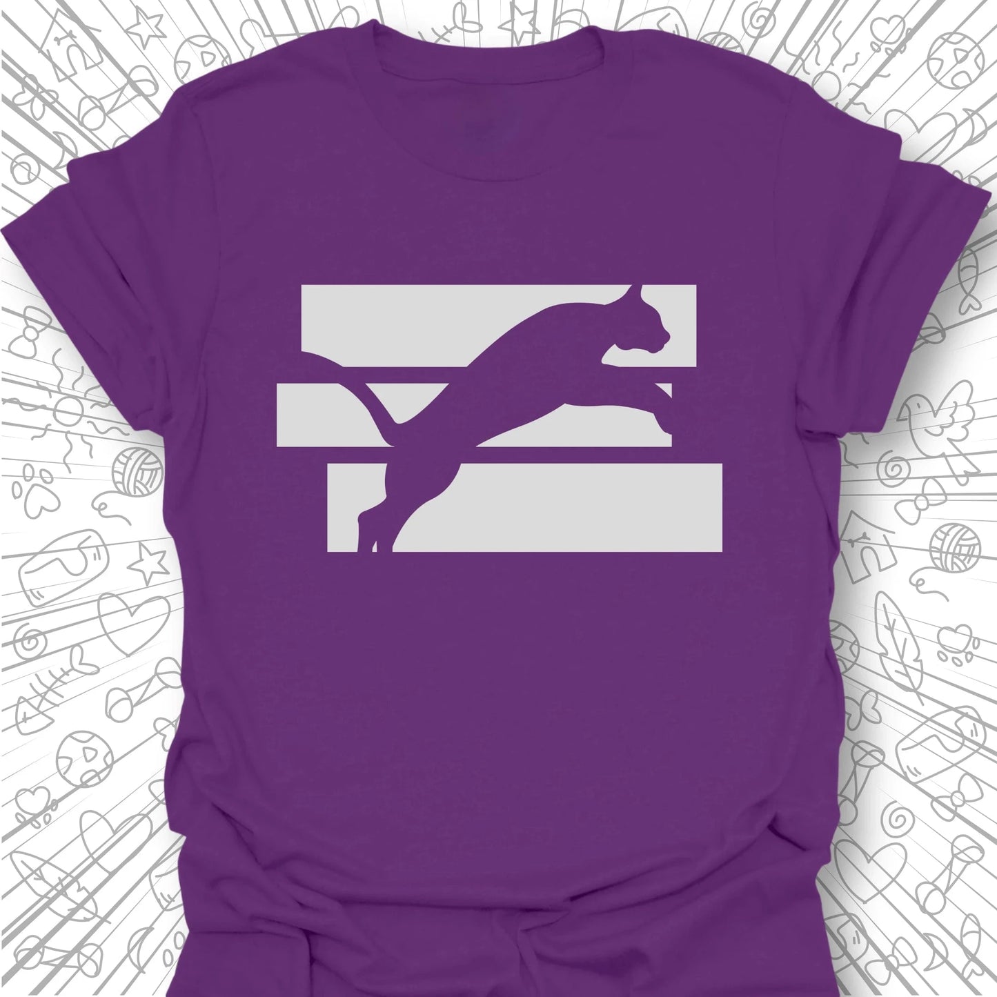 Leaping Cat T-Shirt