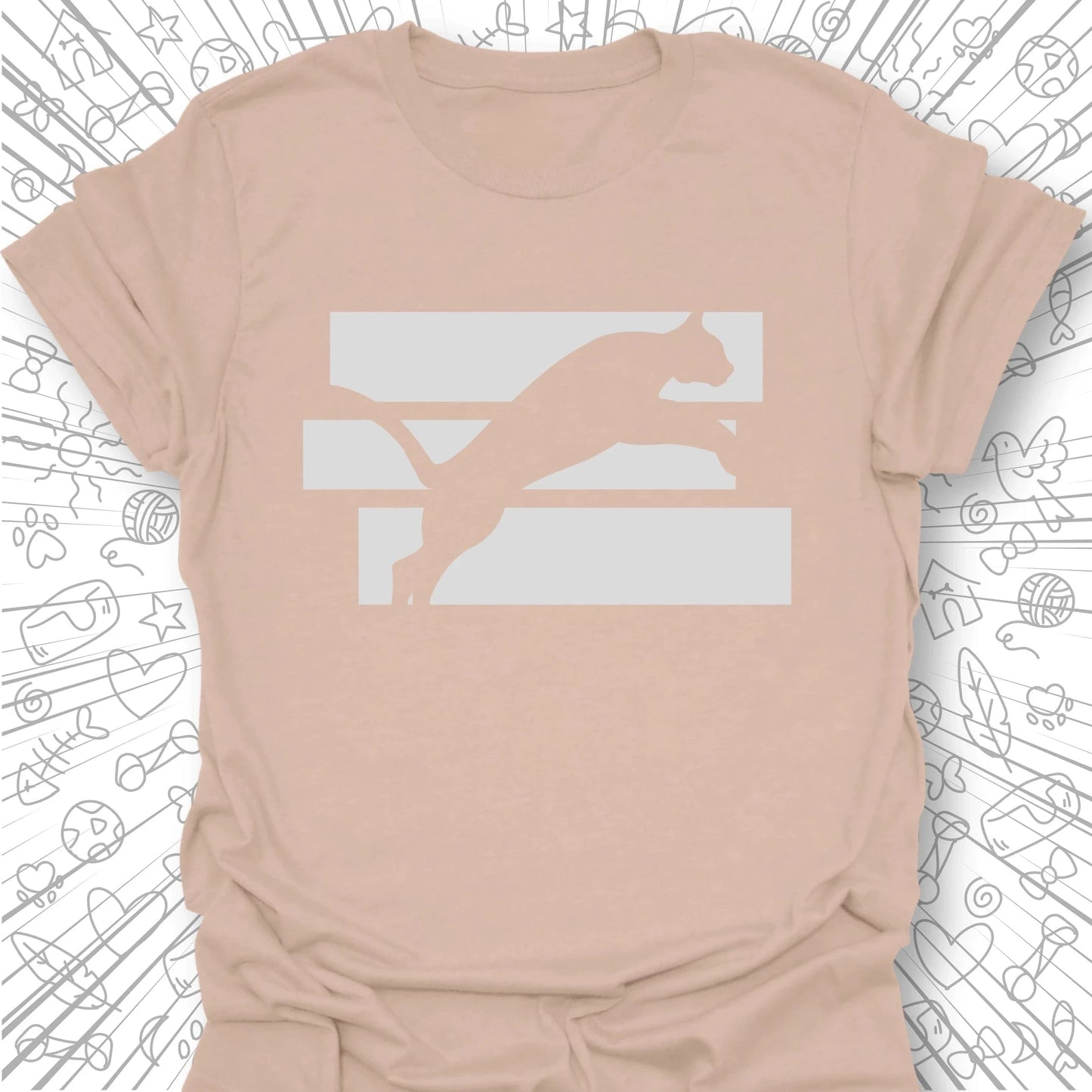 Leaping Cat T-Shirt