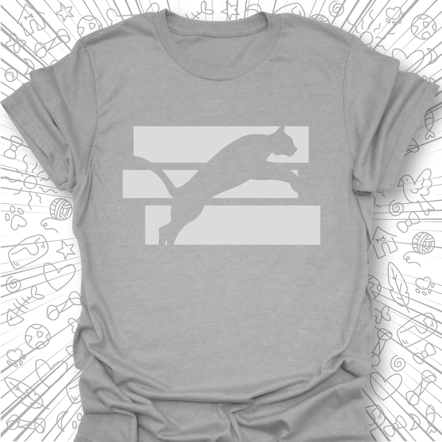 Leaping Cat T-Shirt