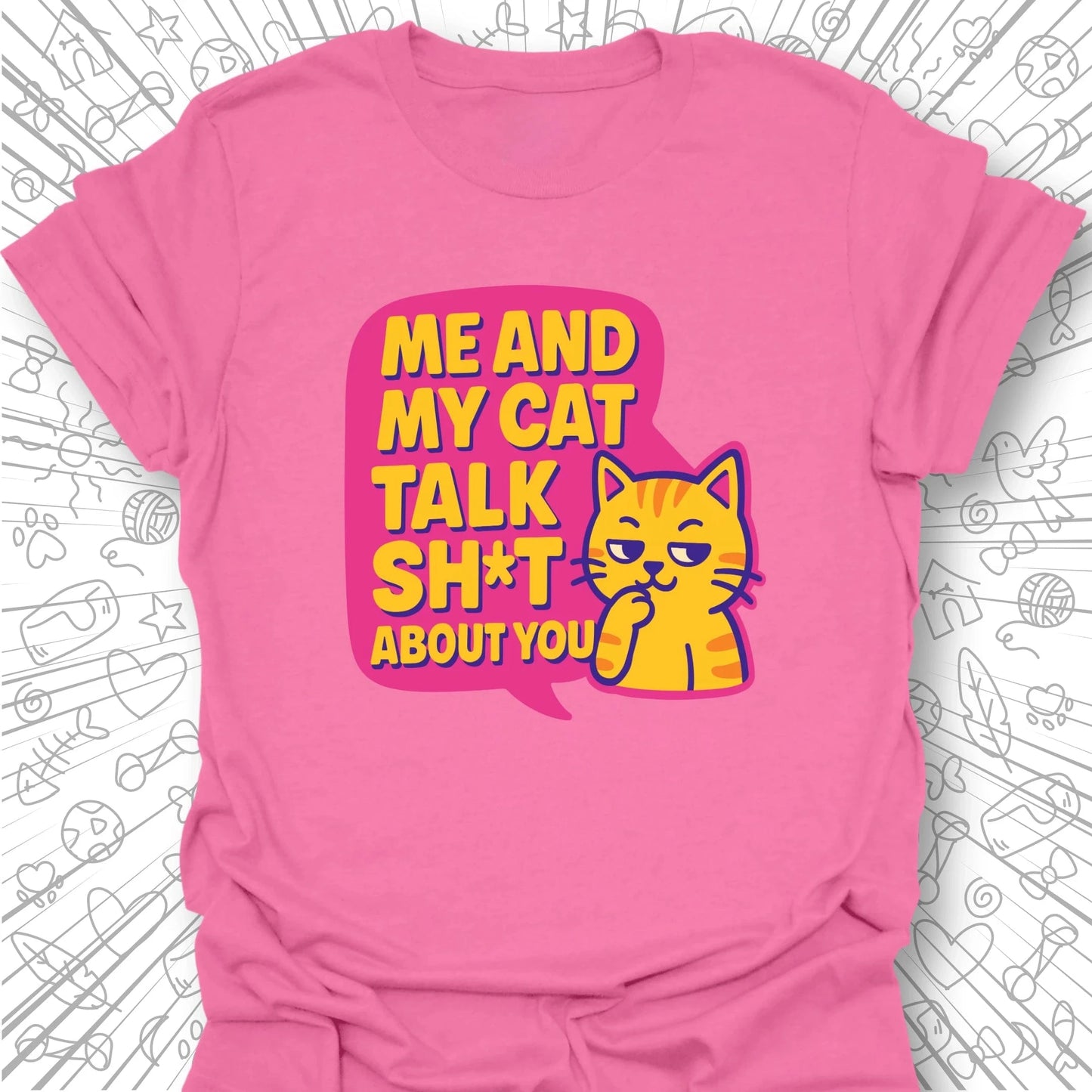 Me And My Cat Talk T-Shirt