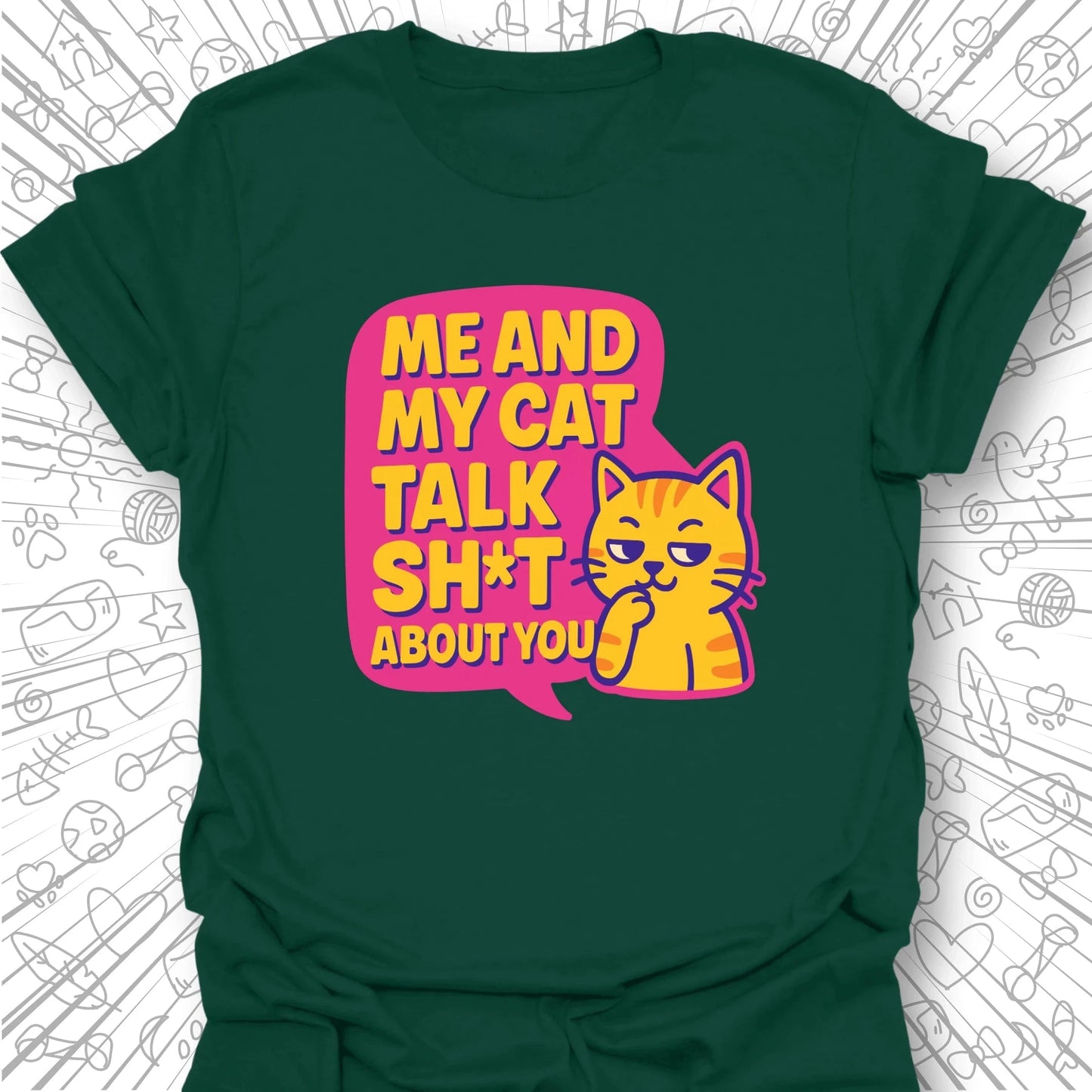 Me And My Cat Talk T-Shirt