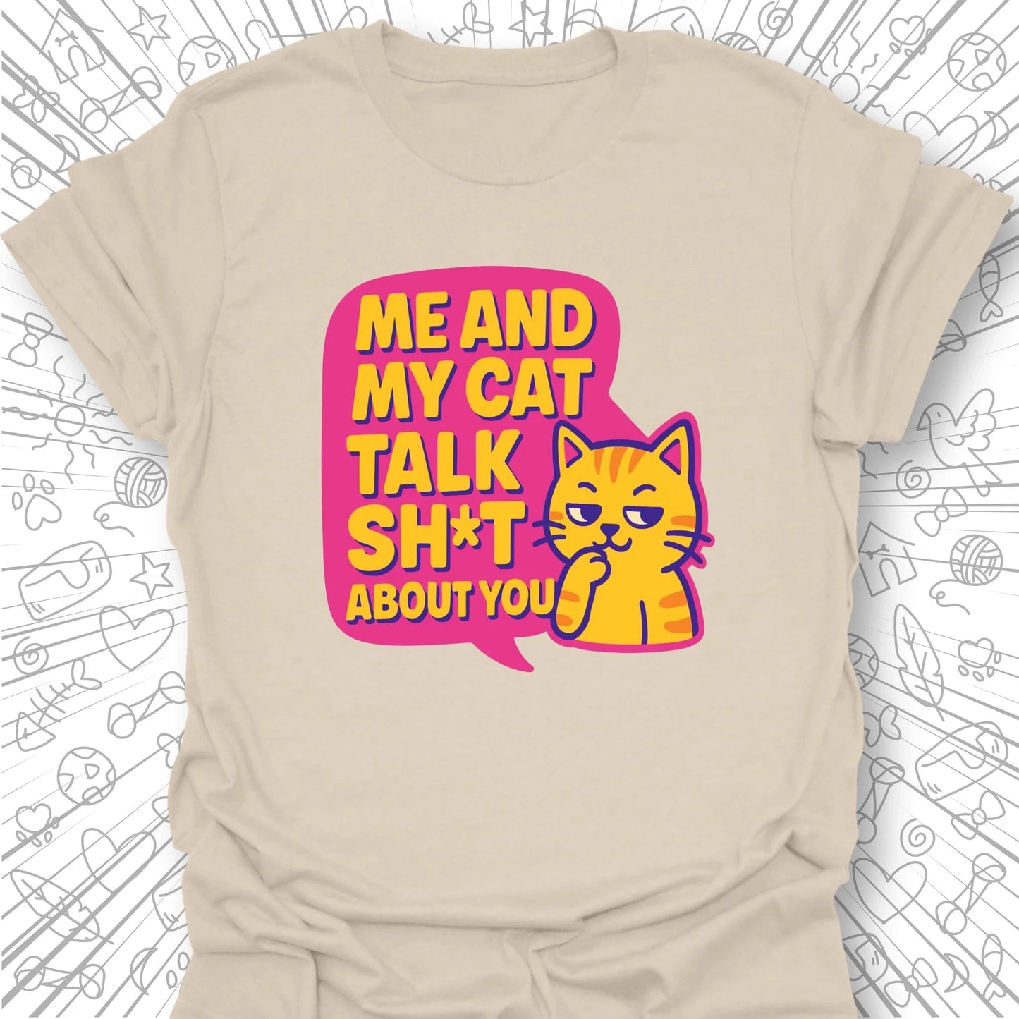 Me And My Cat Talk T-Shirt