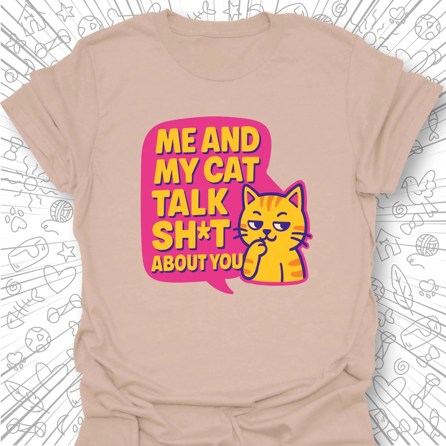 Me And My Cat Talk T-Shirt