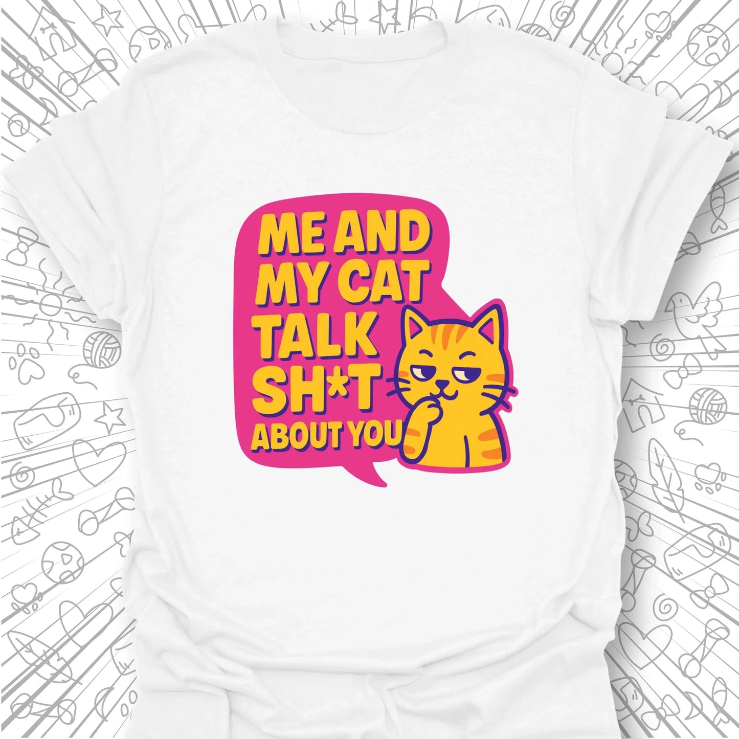 Me And My Cat Talk T-Shirt