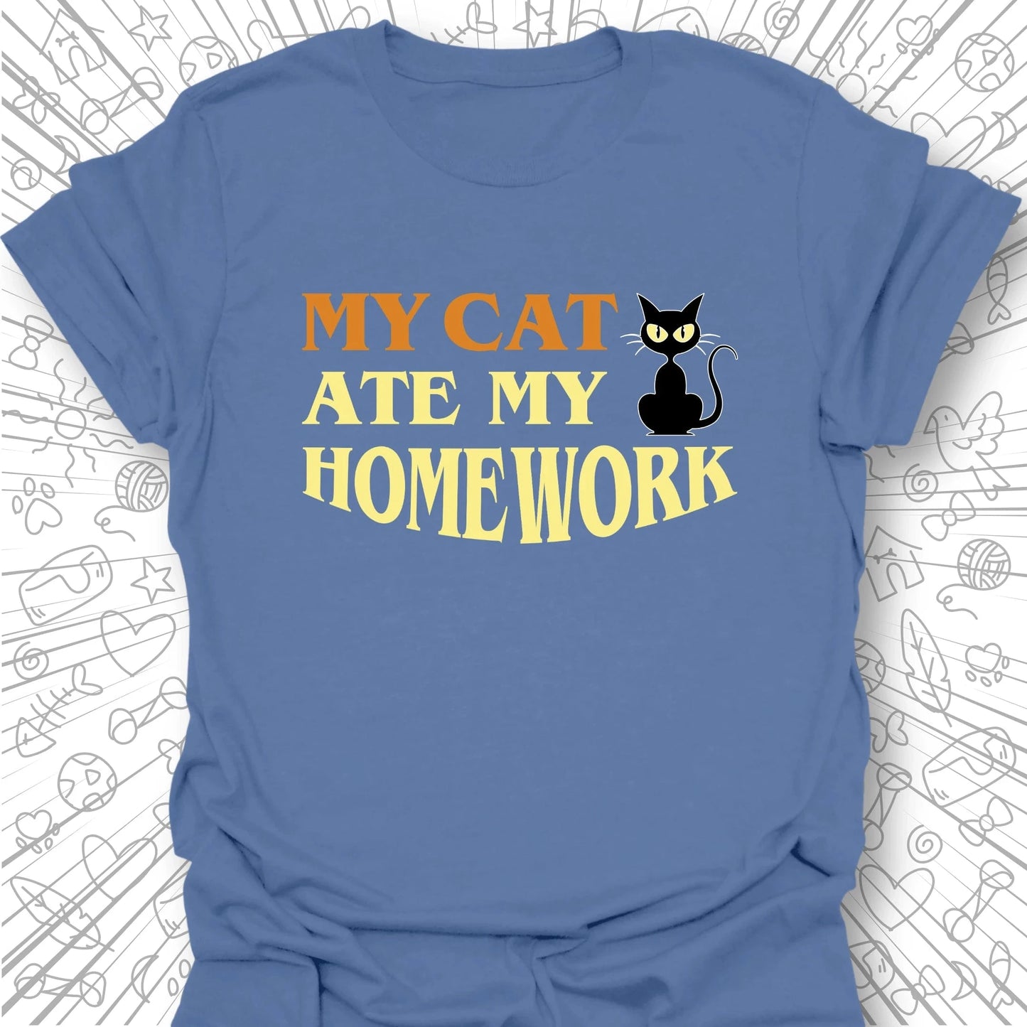 My Cat Ate My Homework T-Shirt