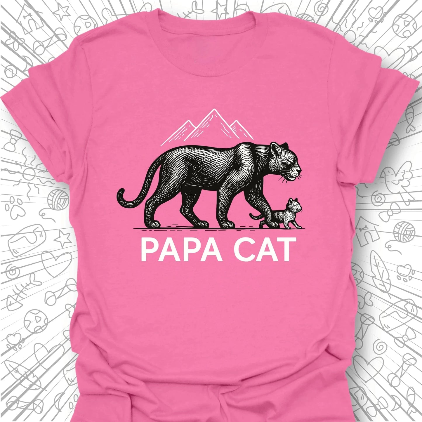 Papa Cat T-Shirt