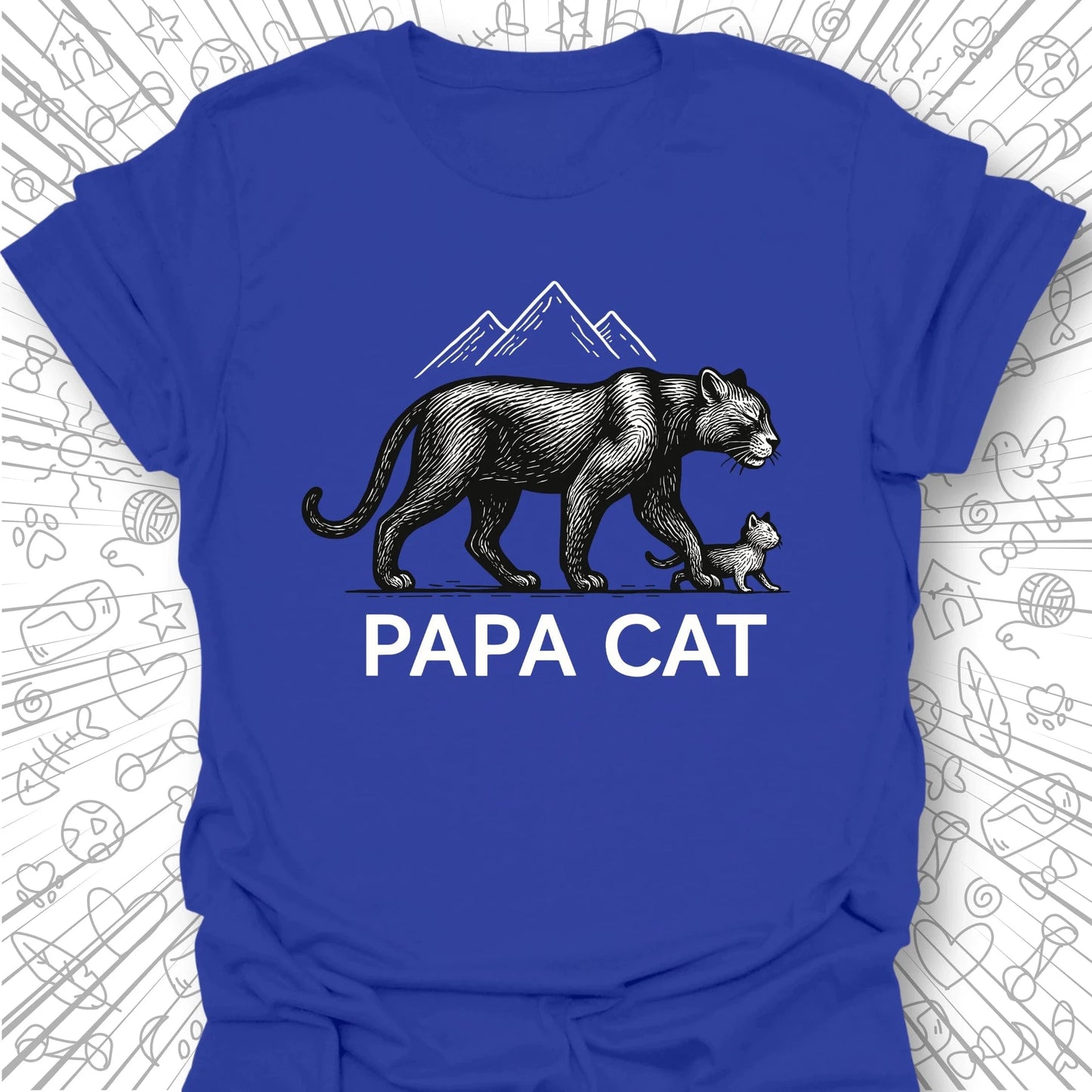Papa Cat T-Shirt