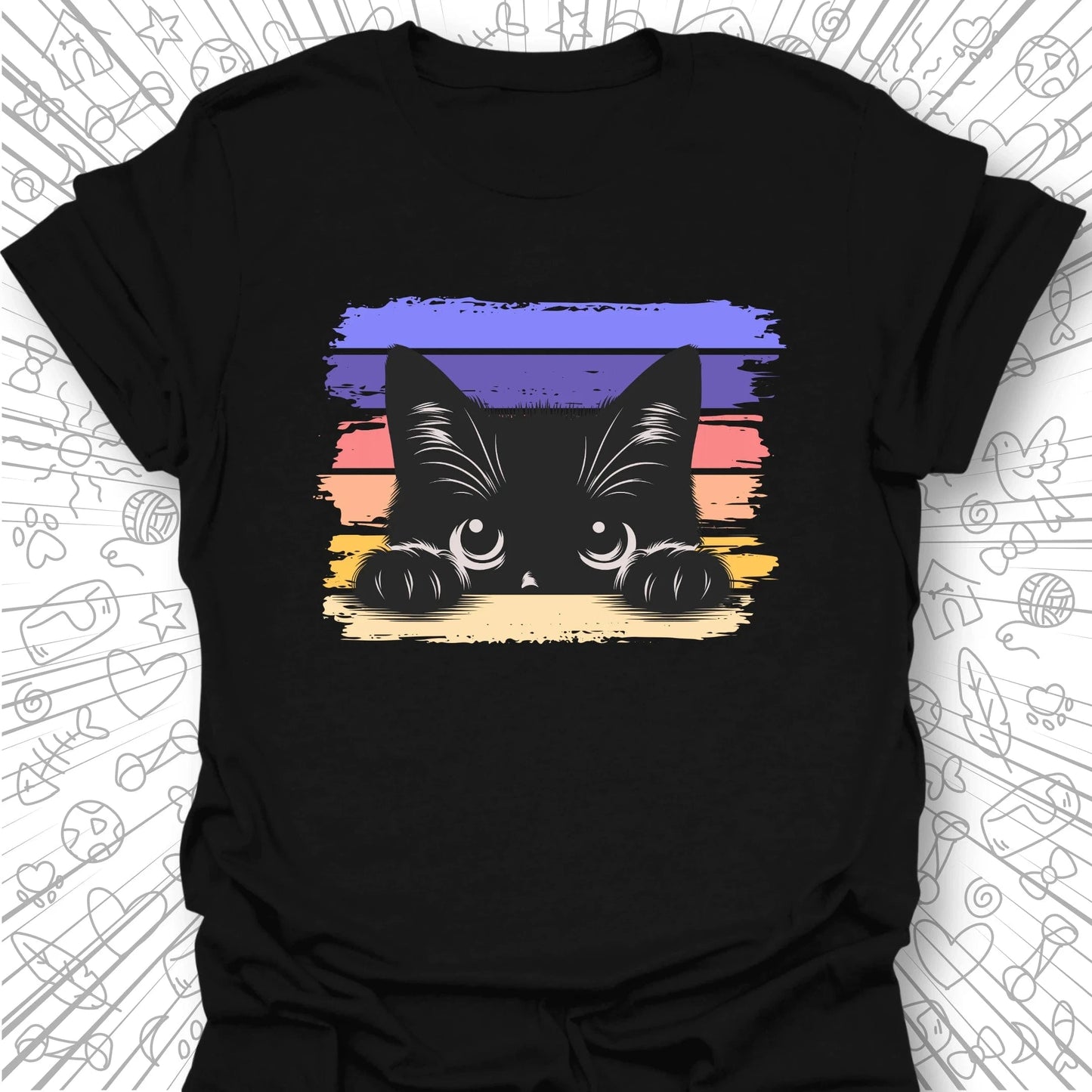 Peeking Cat T-Shirt