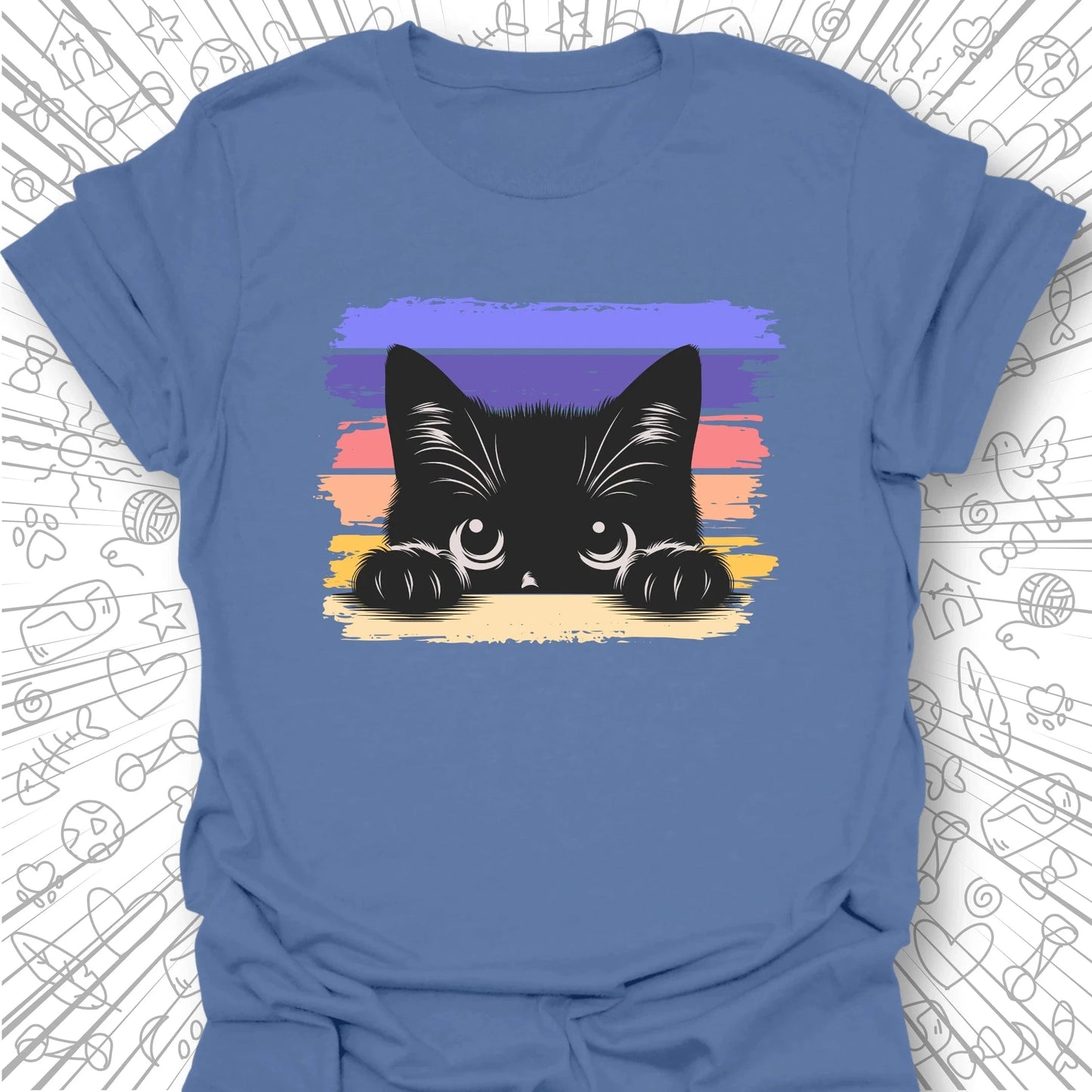 Peeking Cat T-Shirt