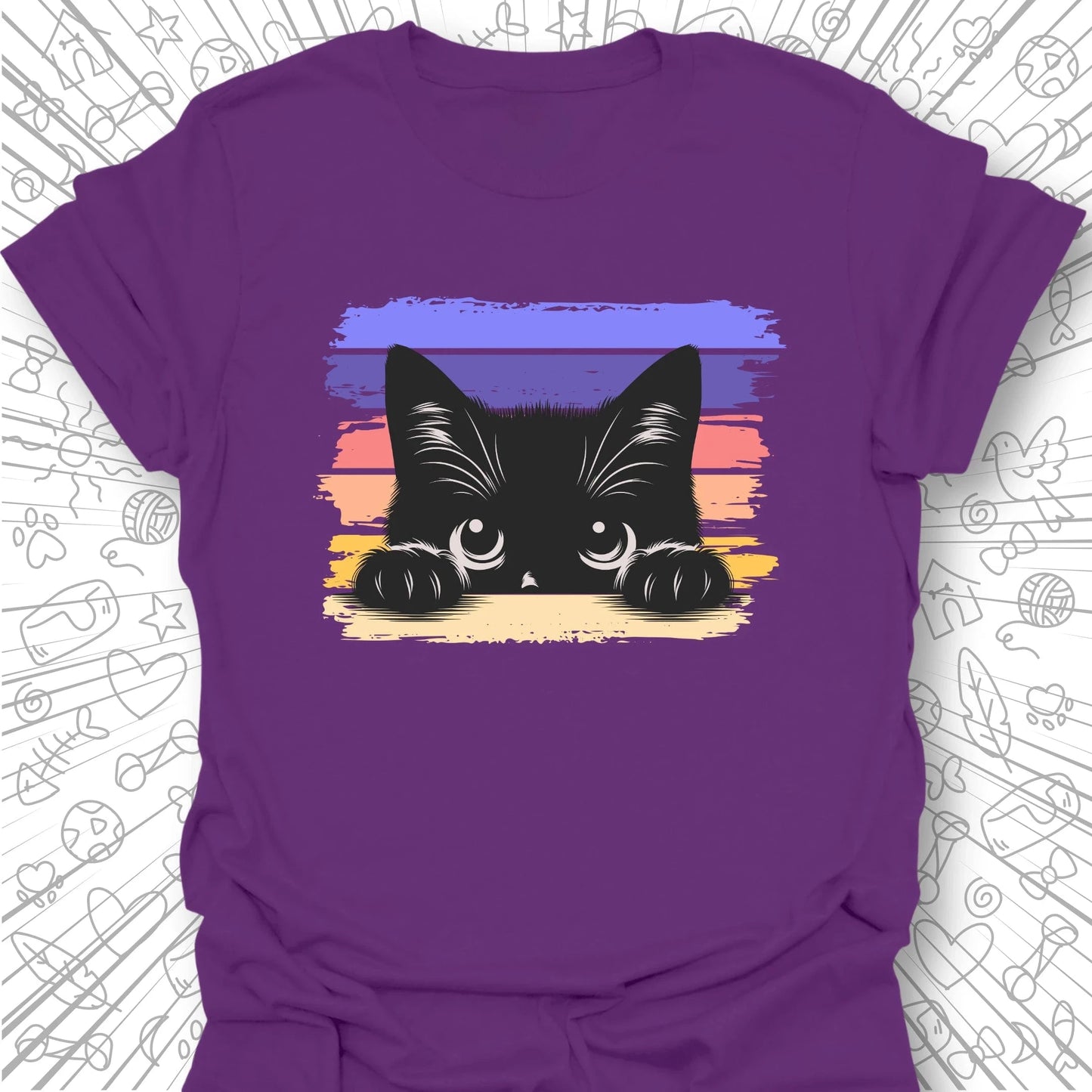Peeking Cat T-Shirt