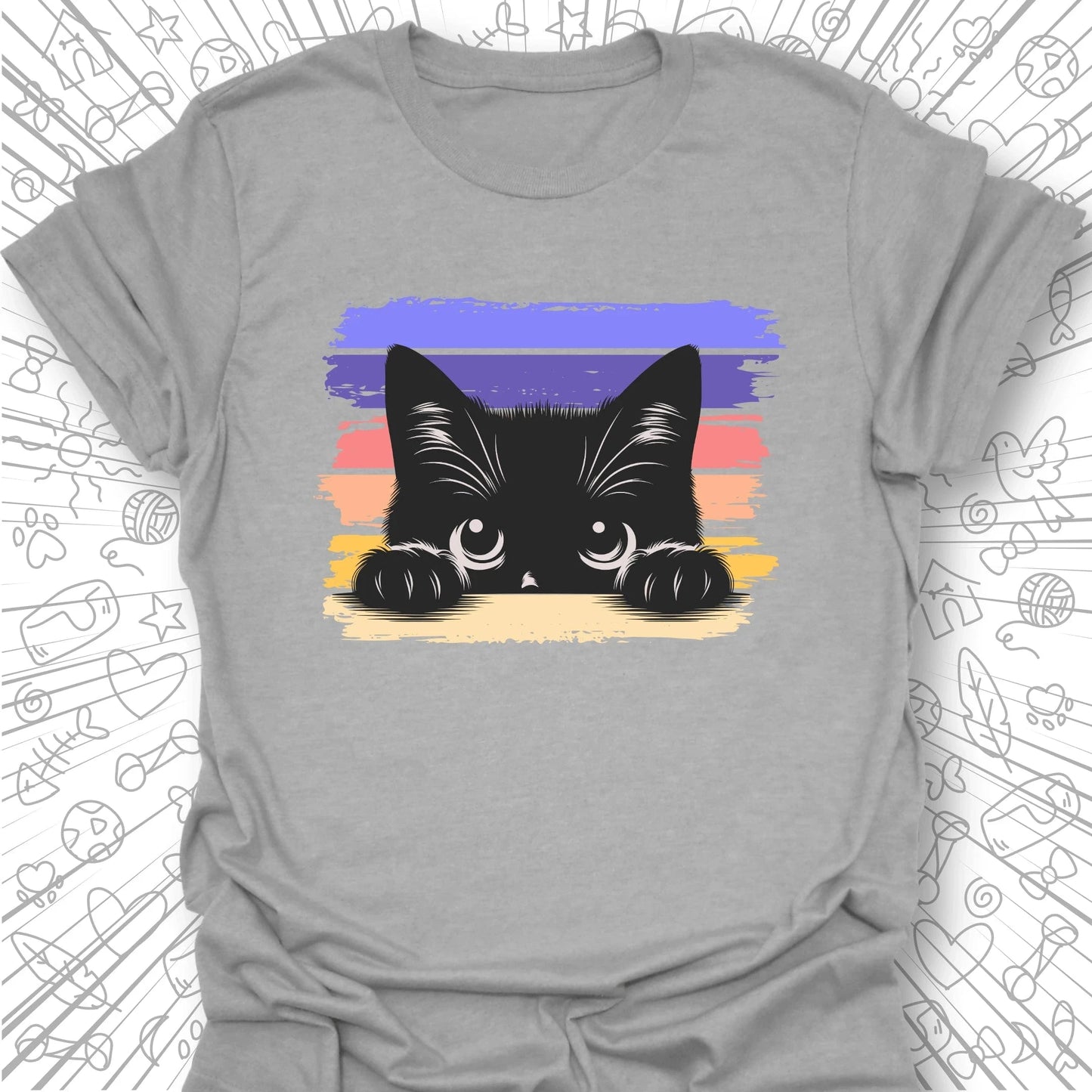 Peeking Cat T-Shirt