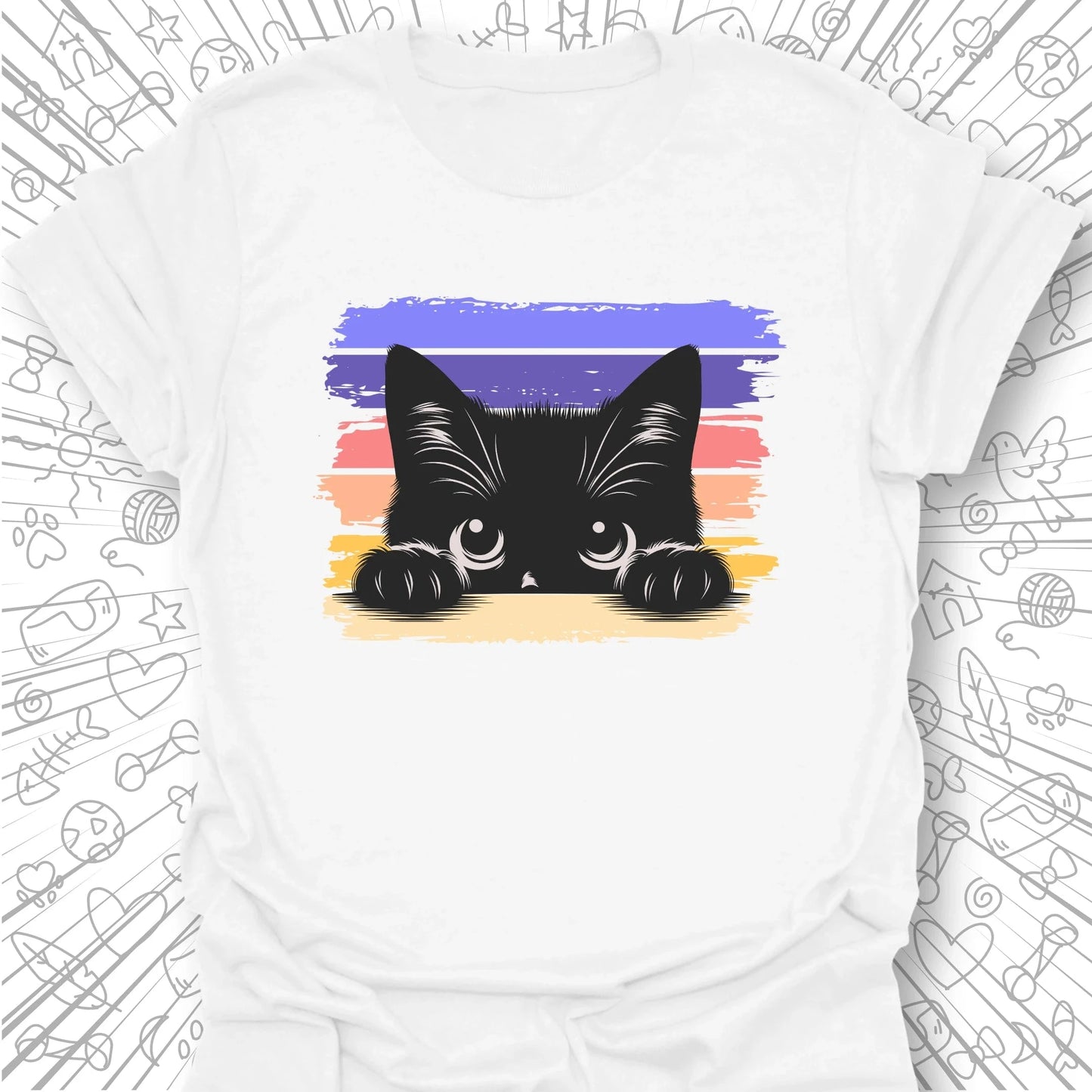 Peeking Cat T-Shirt