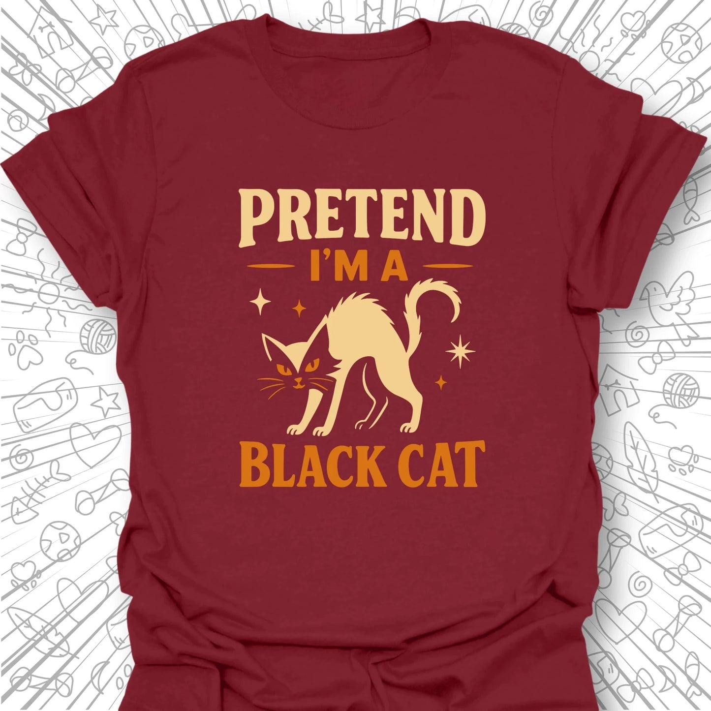 Pretend I'm A Black Cat T-Shirt