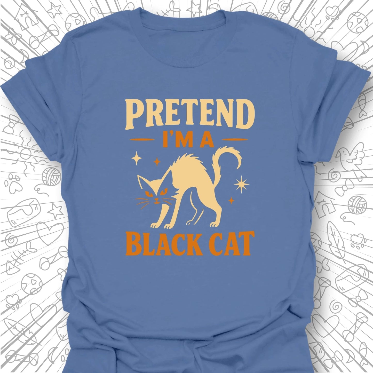 Pretend I'm A Black Cat T-Shirt