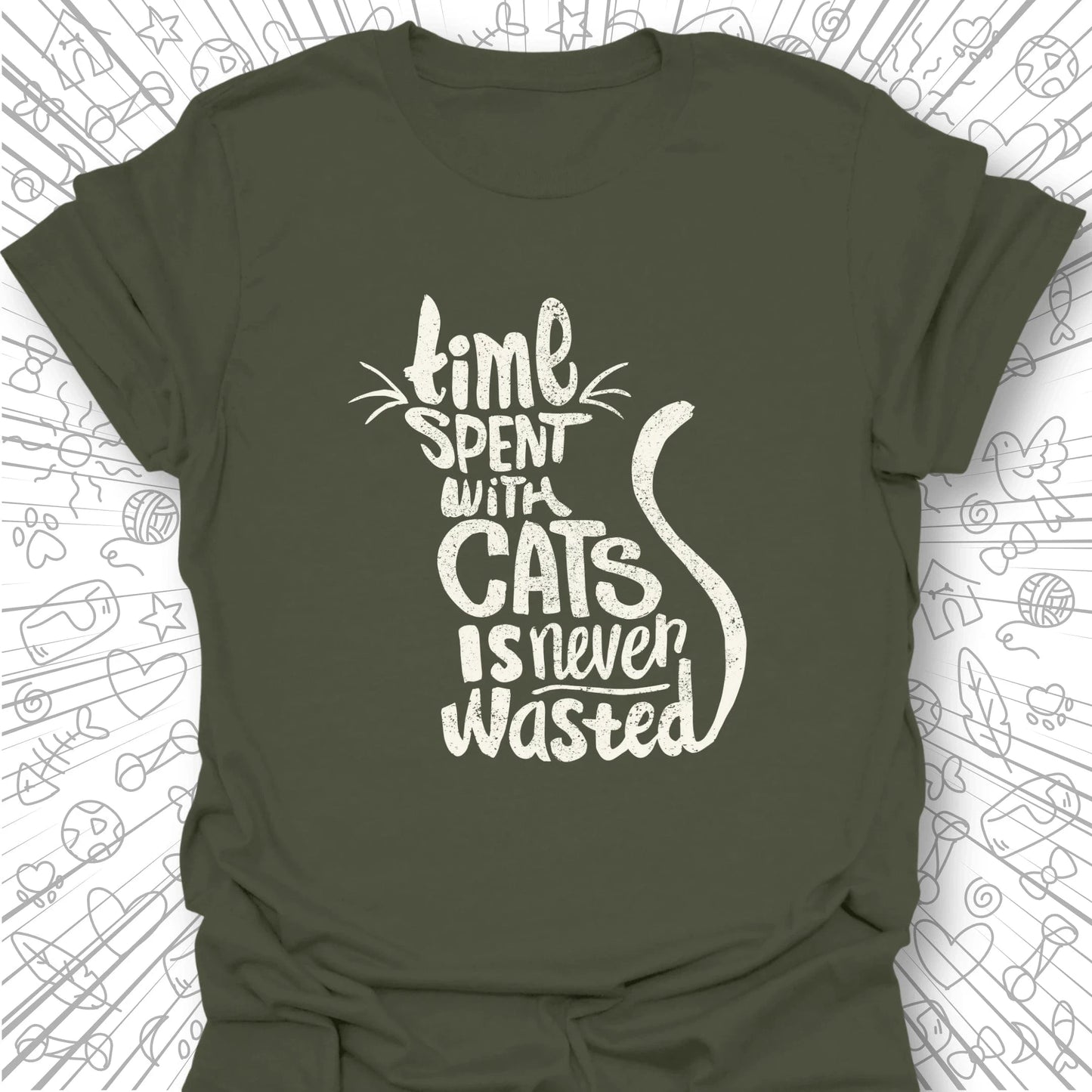 Time Spent With Cats T-Shirt