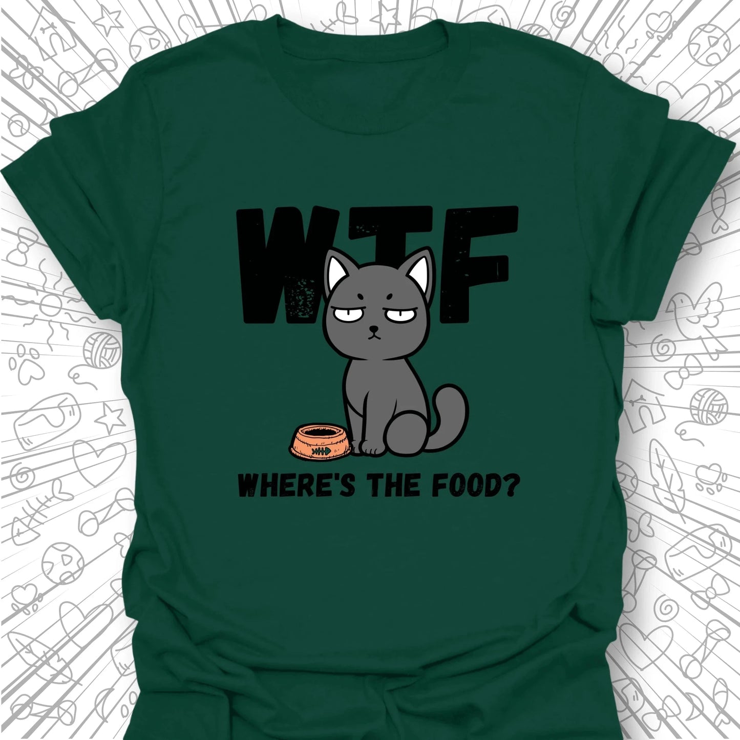 WTF - Where's The Food T-Shirt