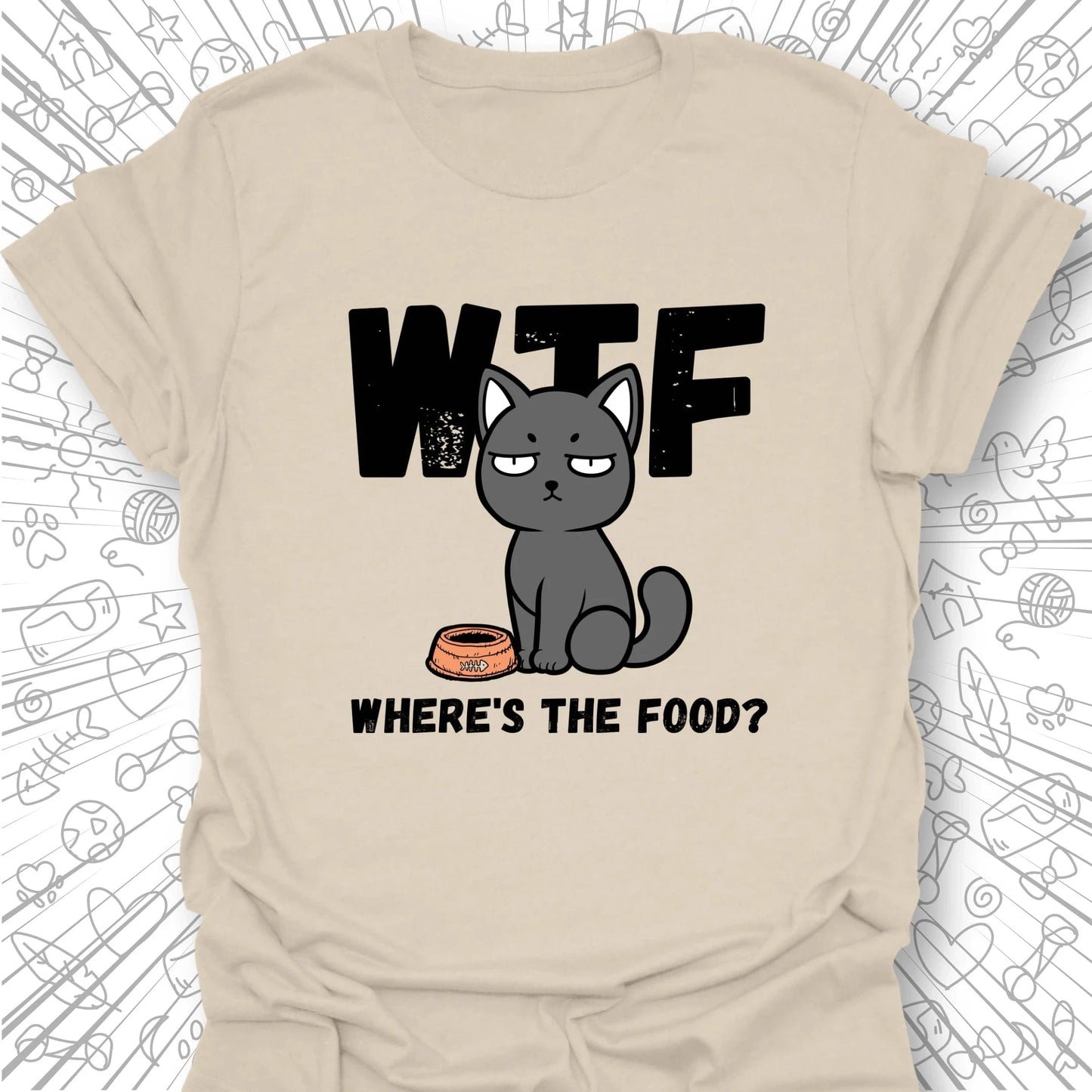 WTF - Where's The Food T-Shirt