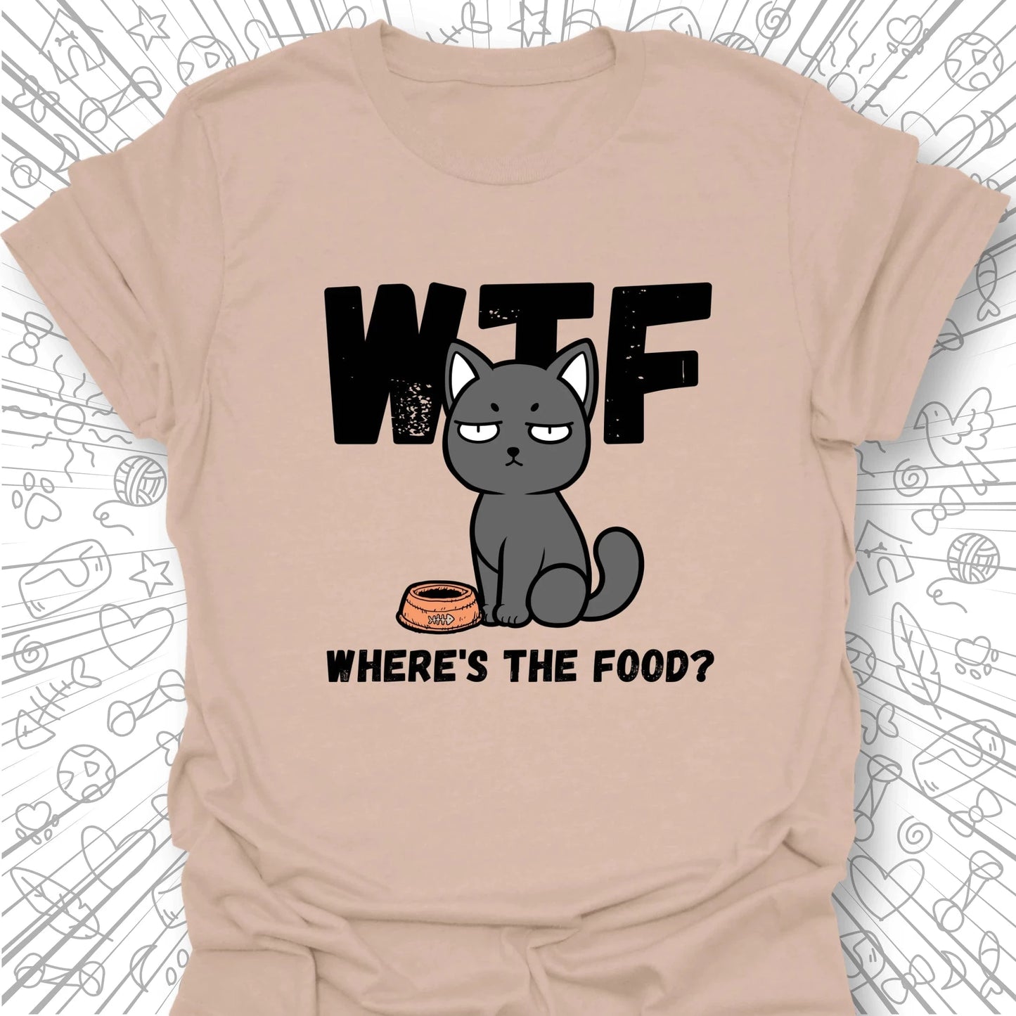 WTF - Where's The Food T-Shirt