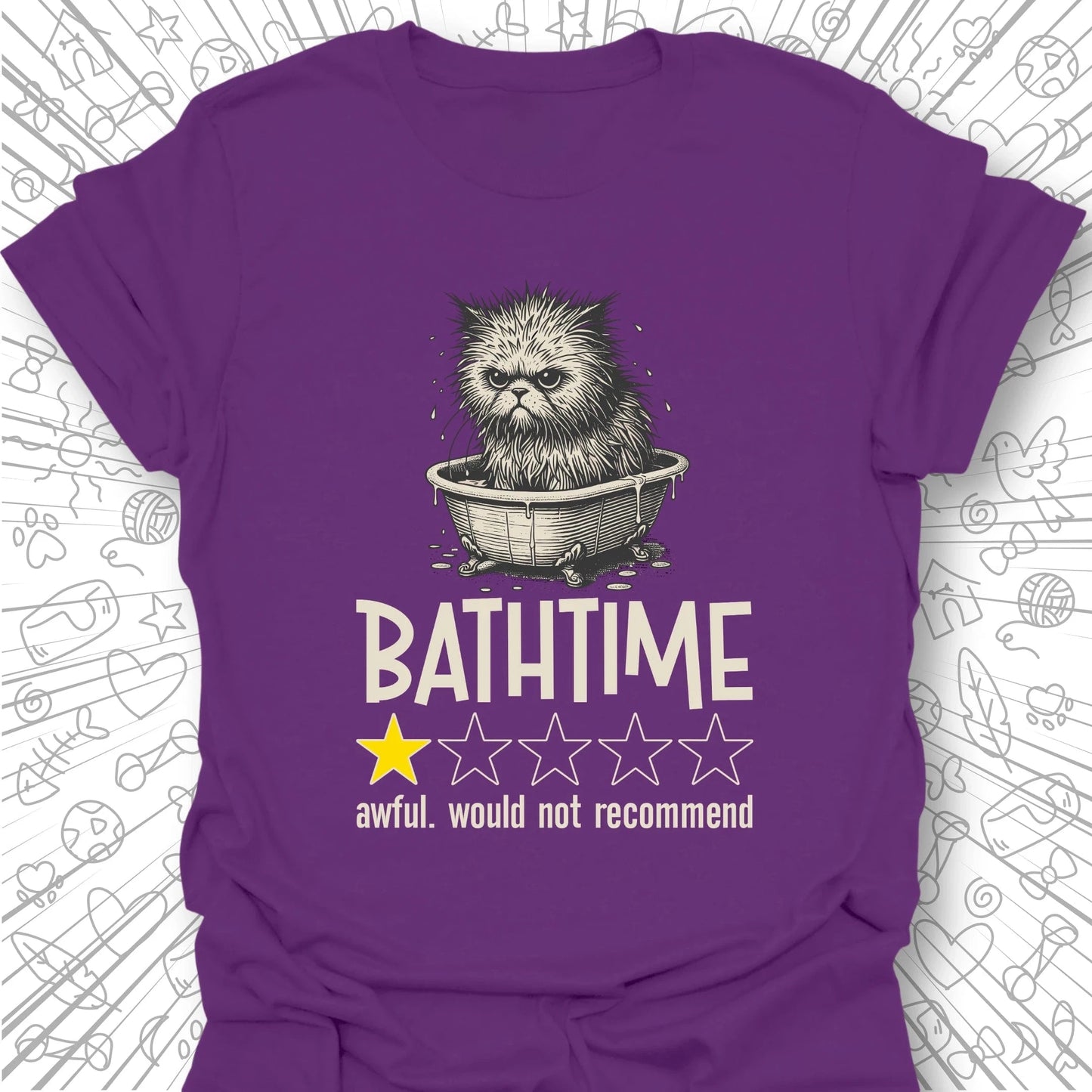 Bathtime One Star Review T-Shirt