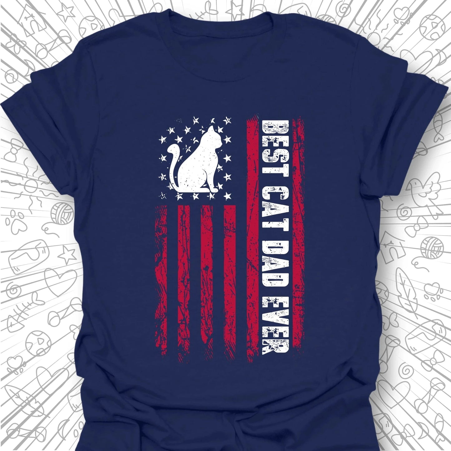 Best Cat Dad Ever T-Shirt
