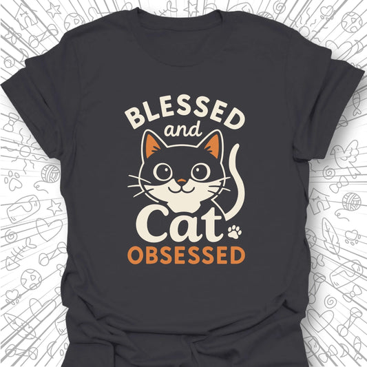 Blessed and Cat Obsessed T-Shirt