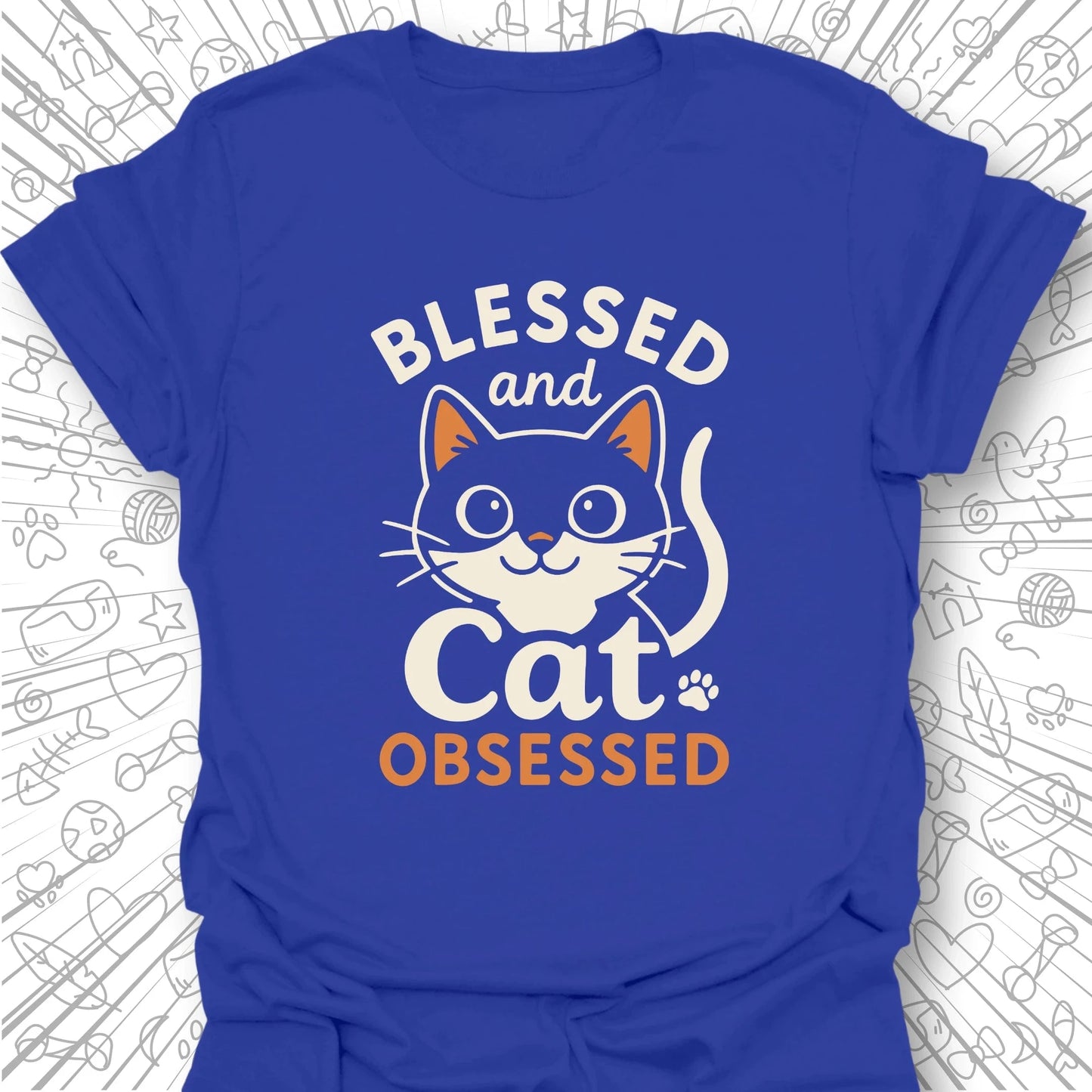 Blessed and Cat Obsessed T-Shirt