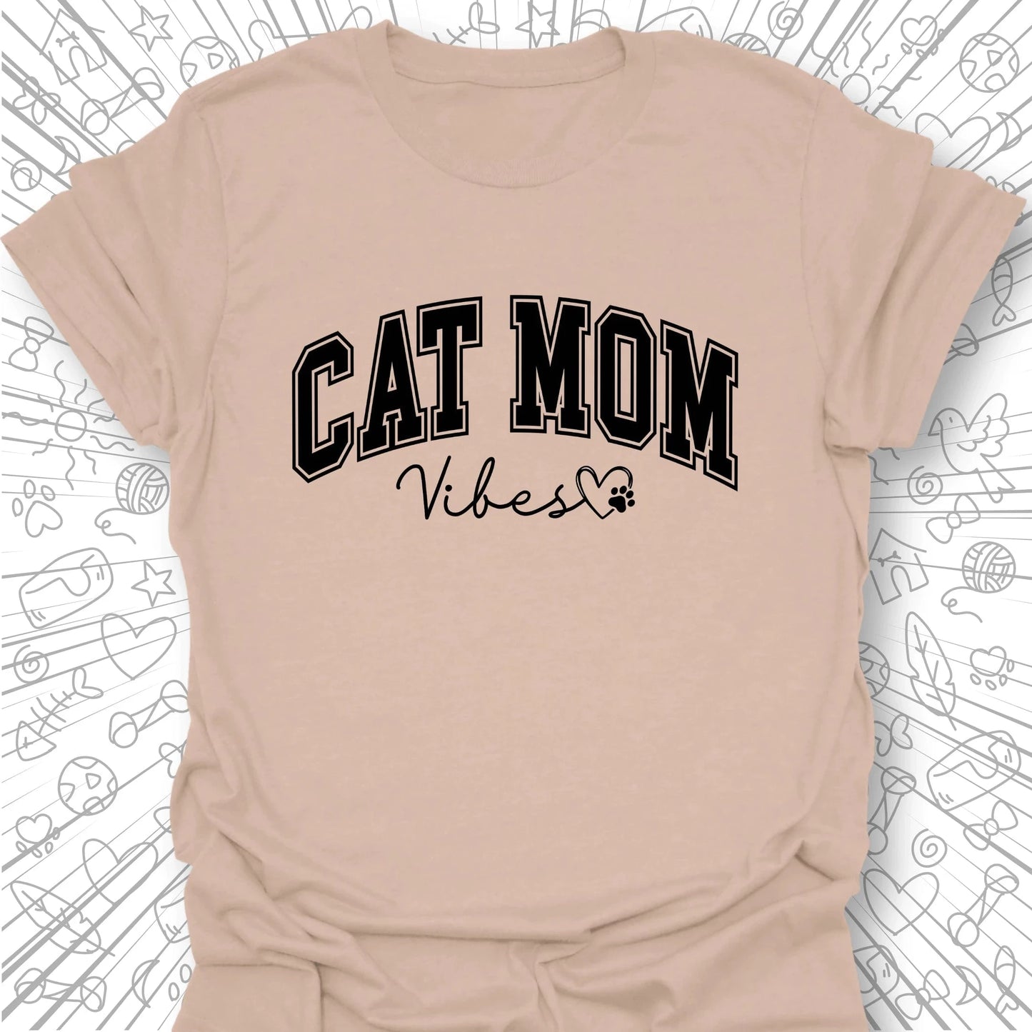 Cat Mom Vibes T-Shirt