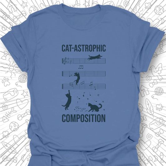 Cat-astrophic Composition T-Shirt