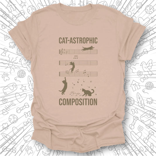 Cat-astrophic Composition T-Shirt