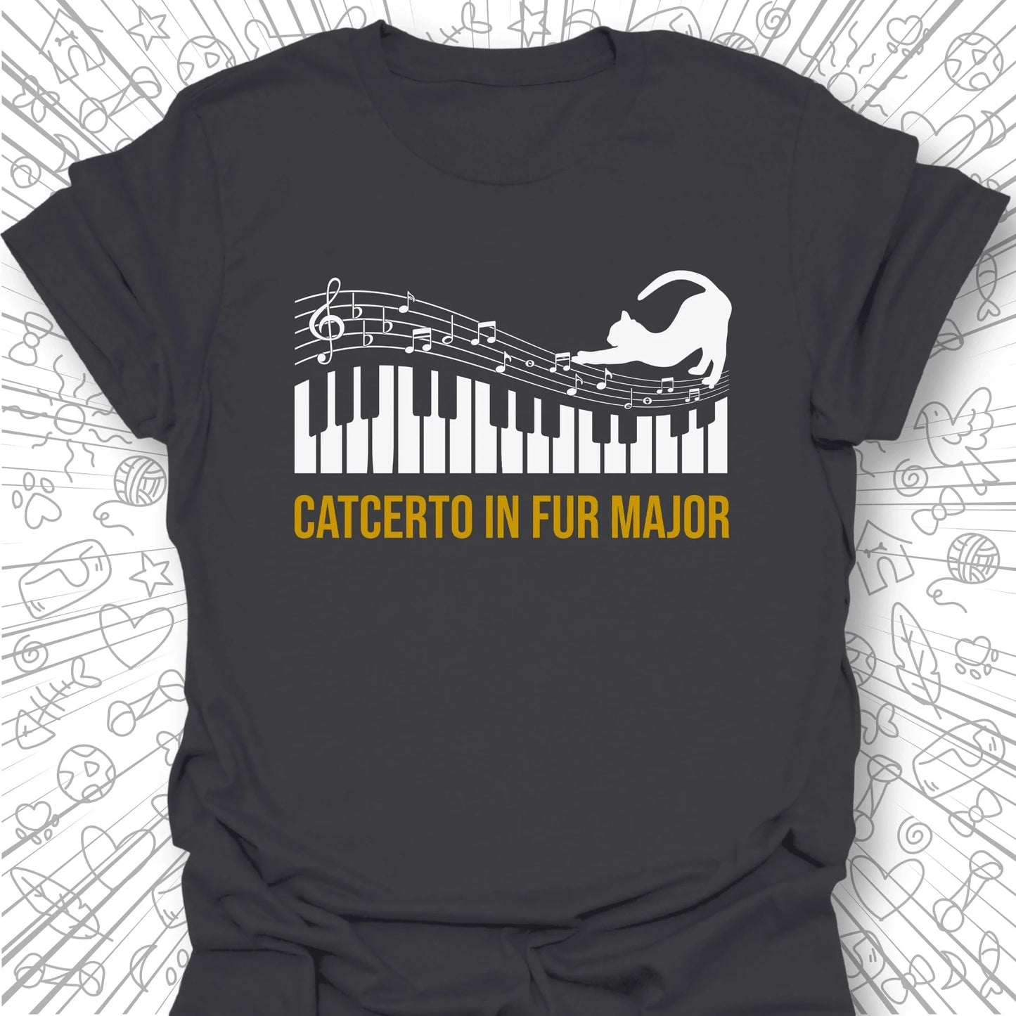 Catcerto in Fur Major T-Shirt
