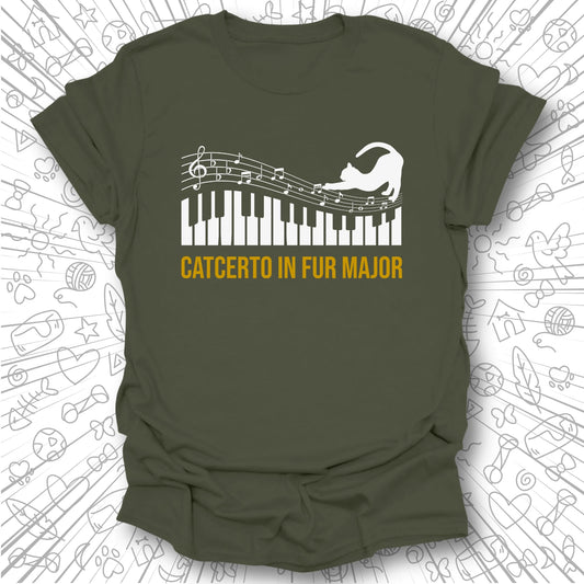 Catcerto in Fur Major T-Shirt