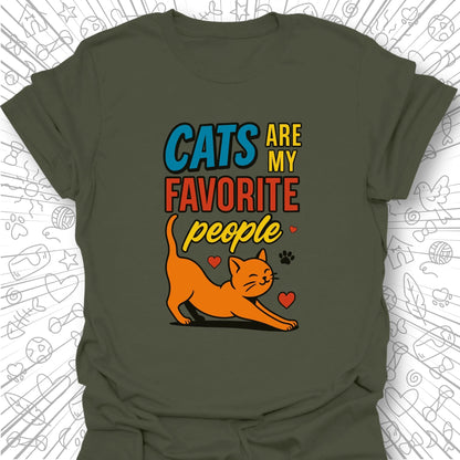 Cats Are My Favorite People T-Shirt