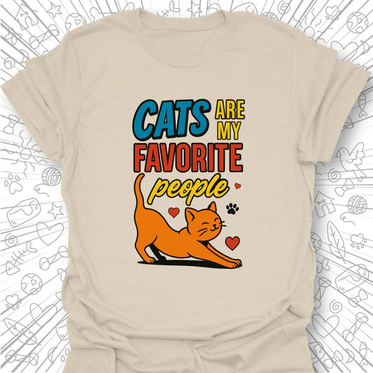 Cats Are My Favorite People T-Shirt