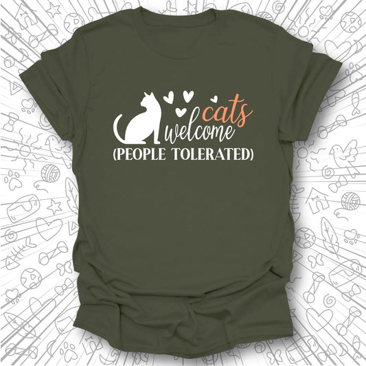 Cats Welcome T-Shirt