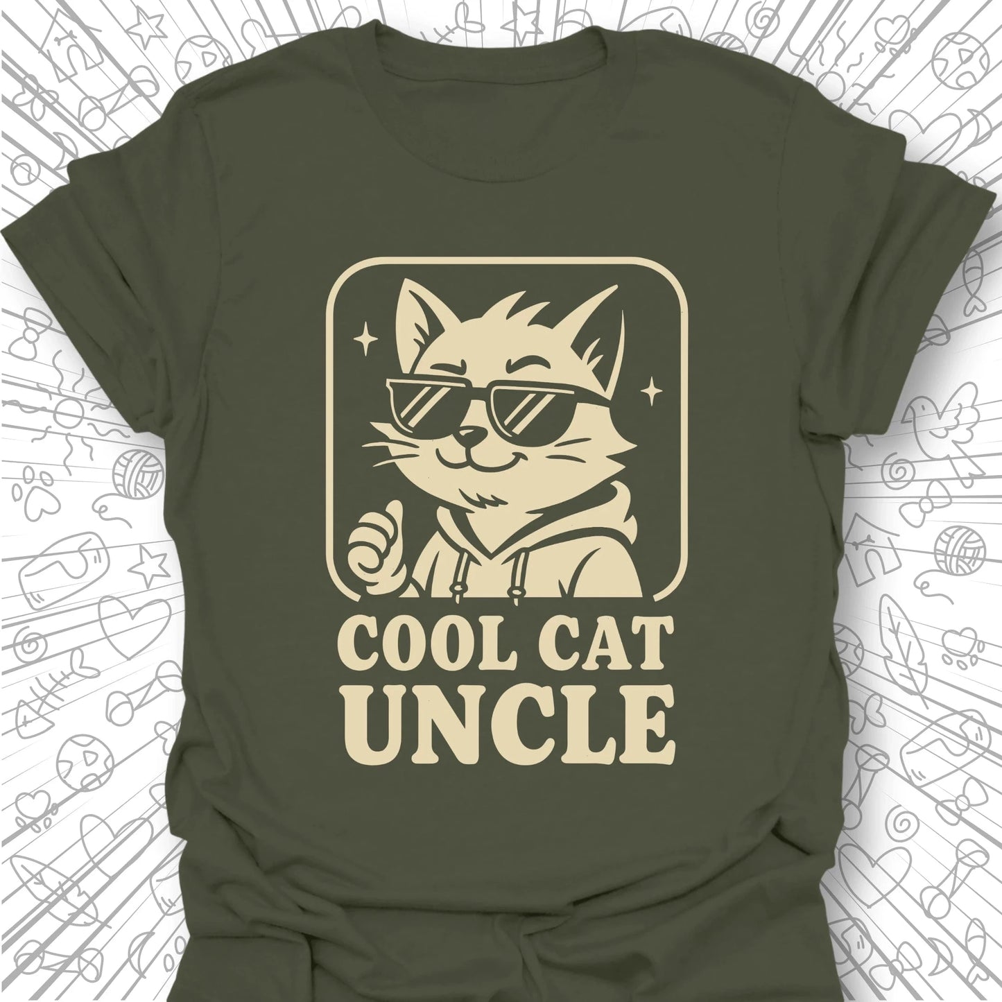 Cool Cat Uncle T-Shirt