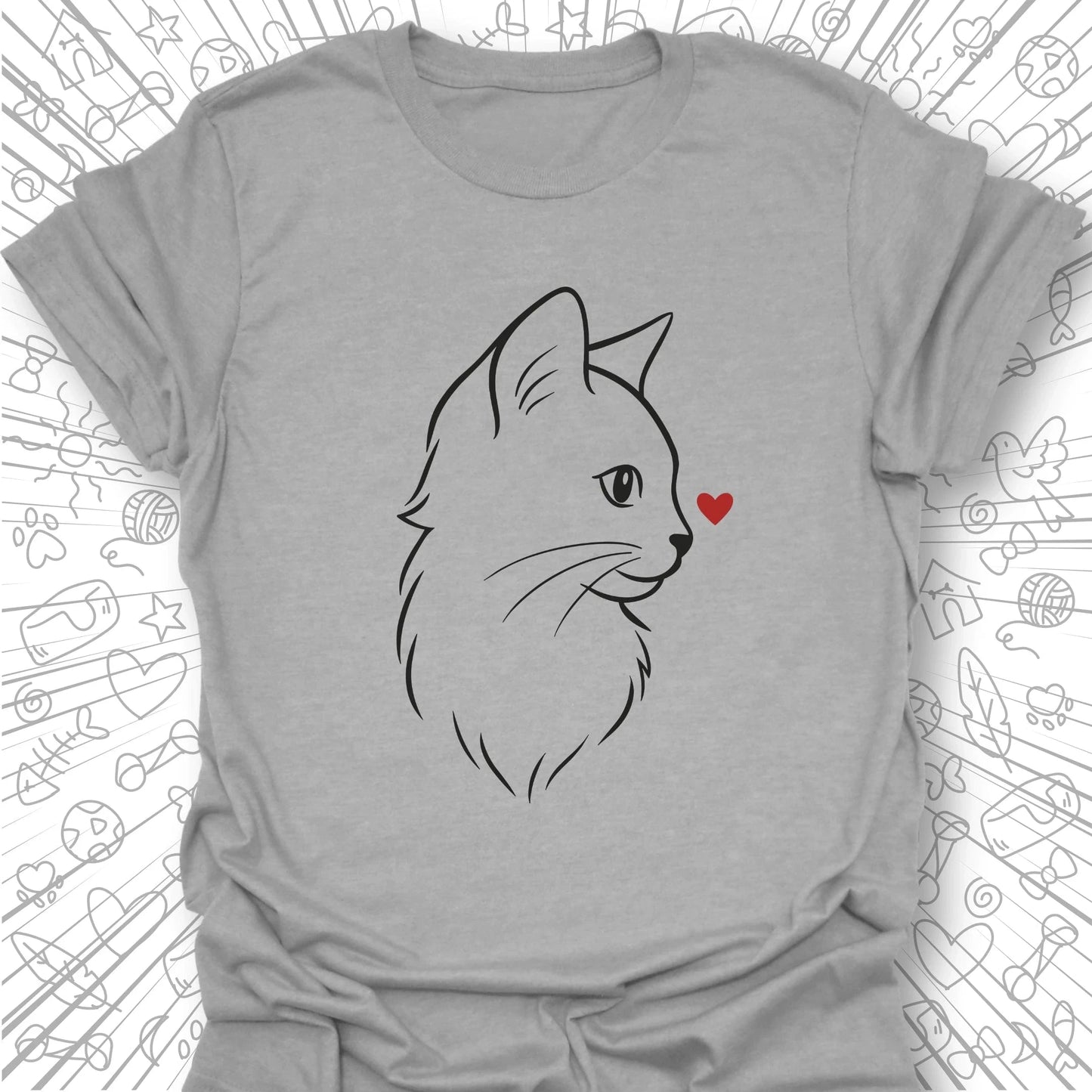 Elegant Cat T-Shirt