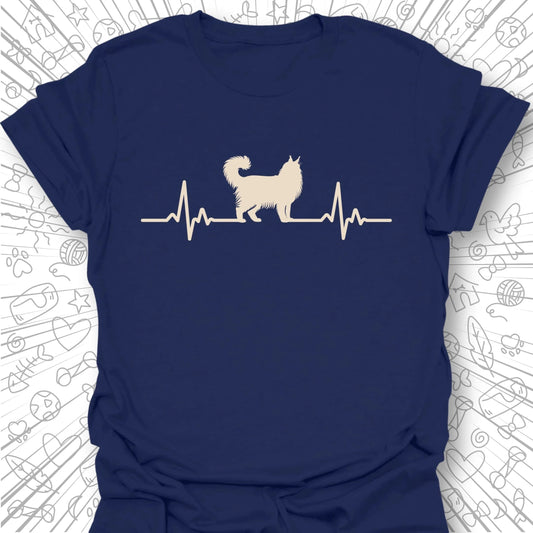 Heartbeat Cat T-Shirt