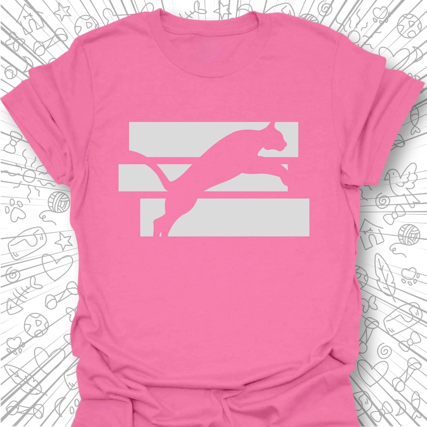Leaping Cat T-Shirt