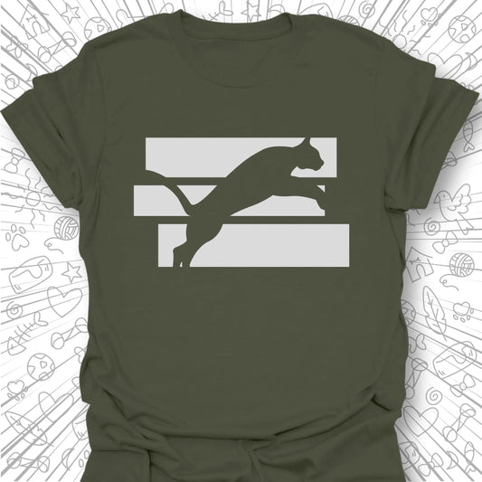 Leaping Cat T-Shirt