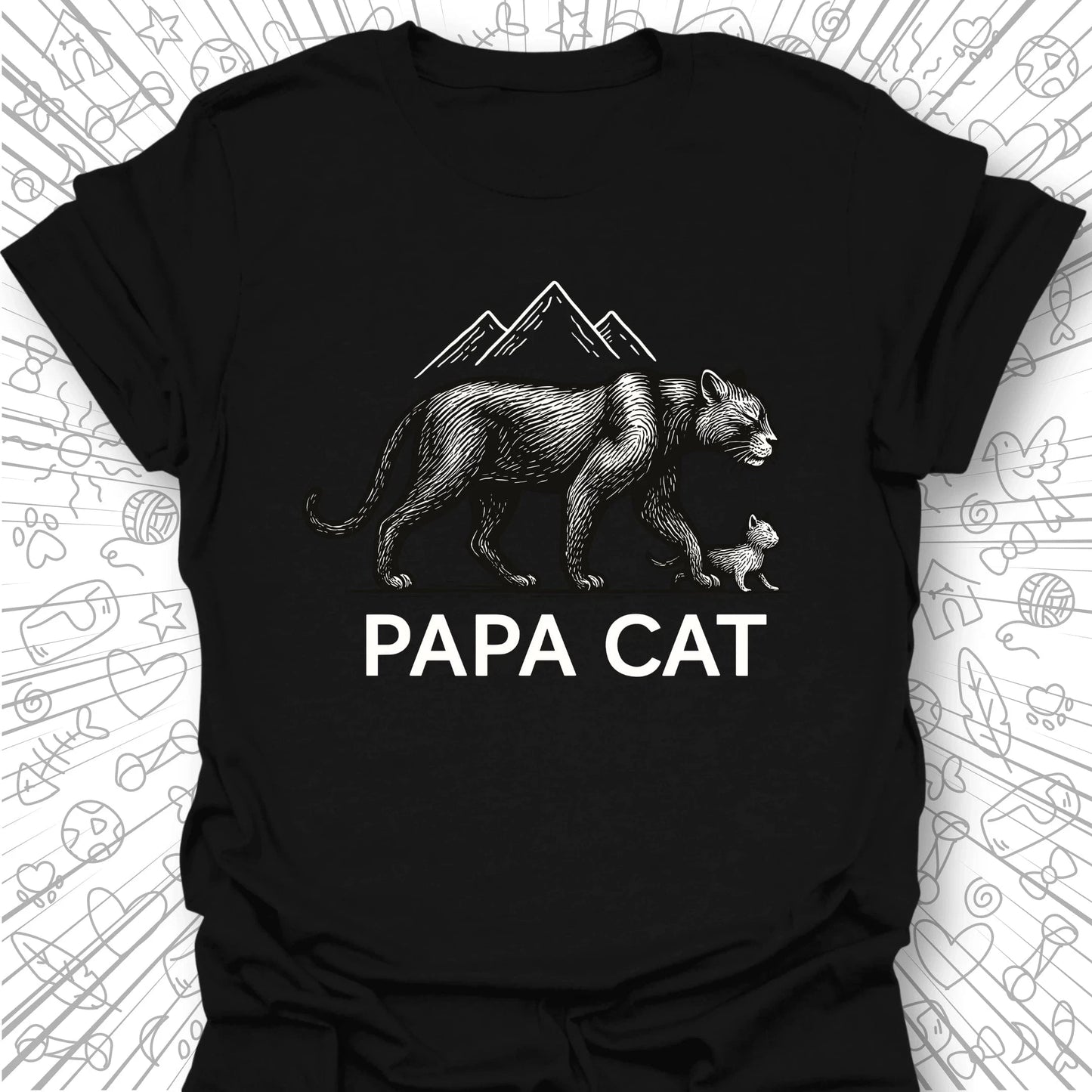 Papa Cat T-Shirt