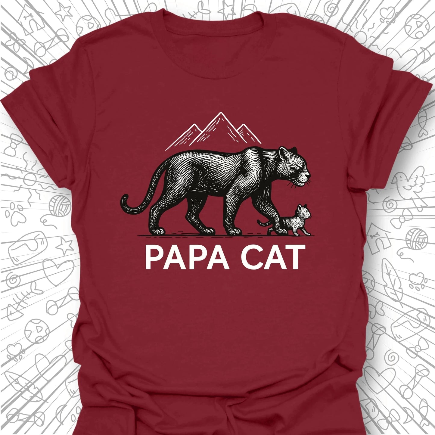 Papa Cat T-Shirt