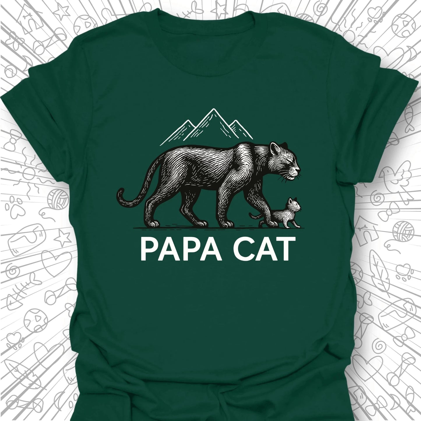 Papa Cat T-Shirt