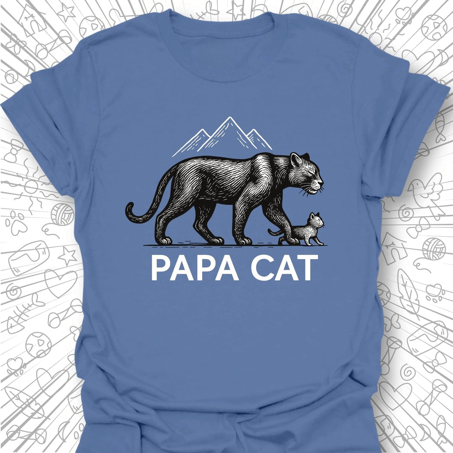 Papa Cat T-Shirt