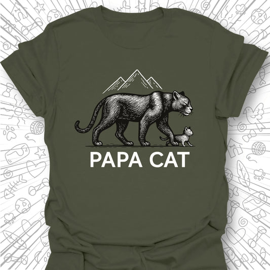 Papa Cat T-Shirt