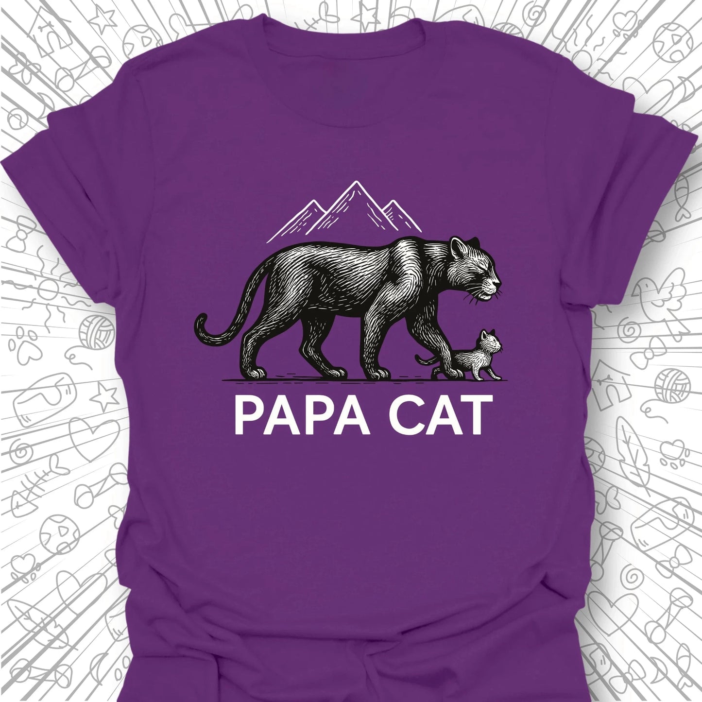 Papa Cat T-Shirt