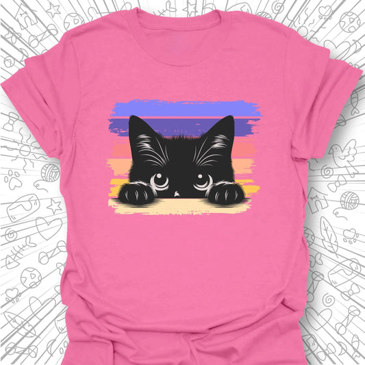 Peeking Cat T-Shirt