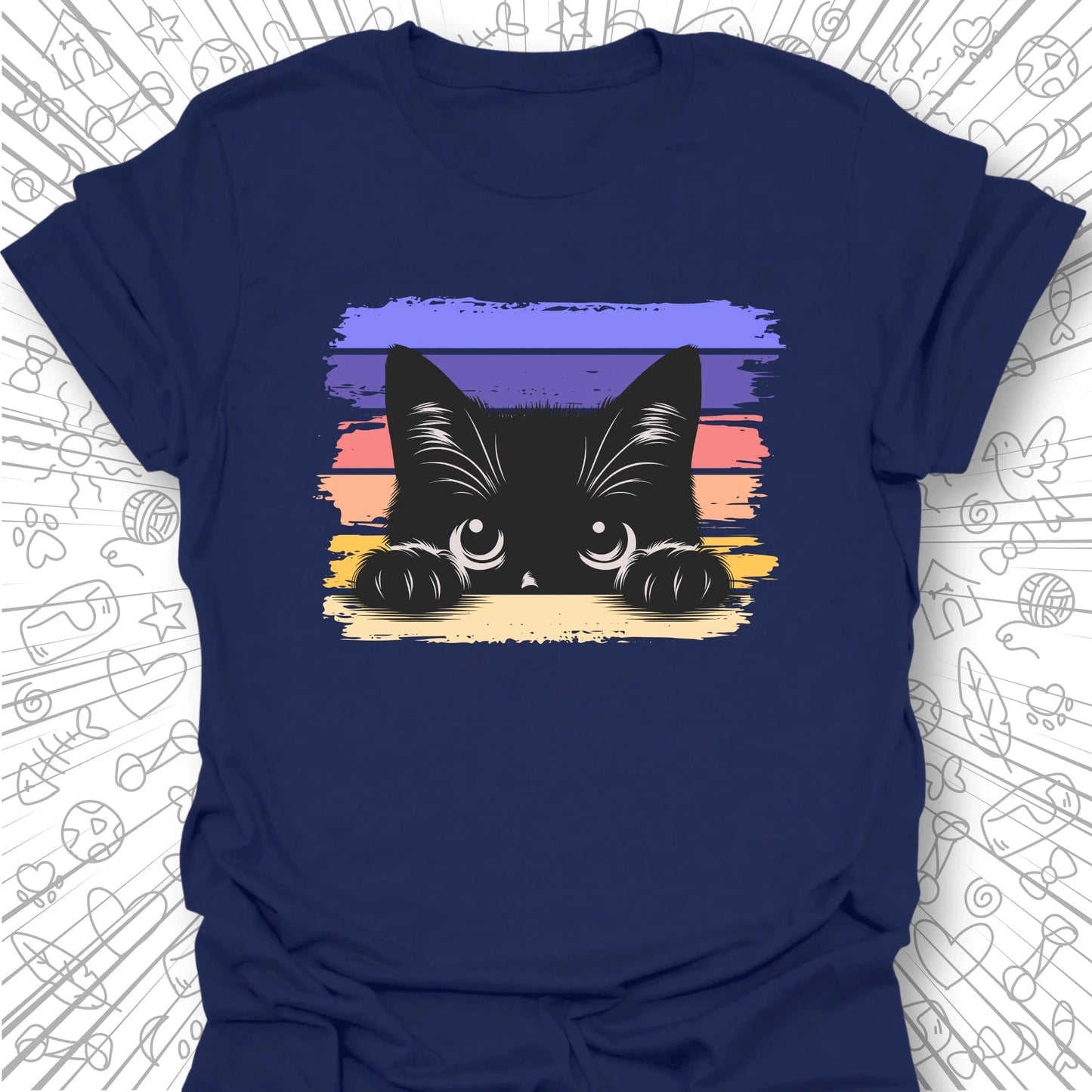 Peeking Cat T-Shirt